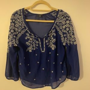 America Eagle Boho Flowy Blouse